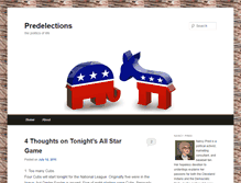 Tablet Screenshot of predelections.net